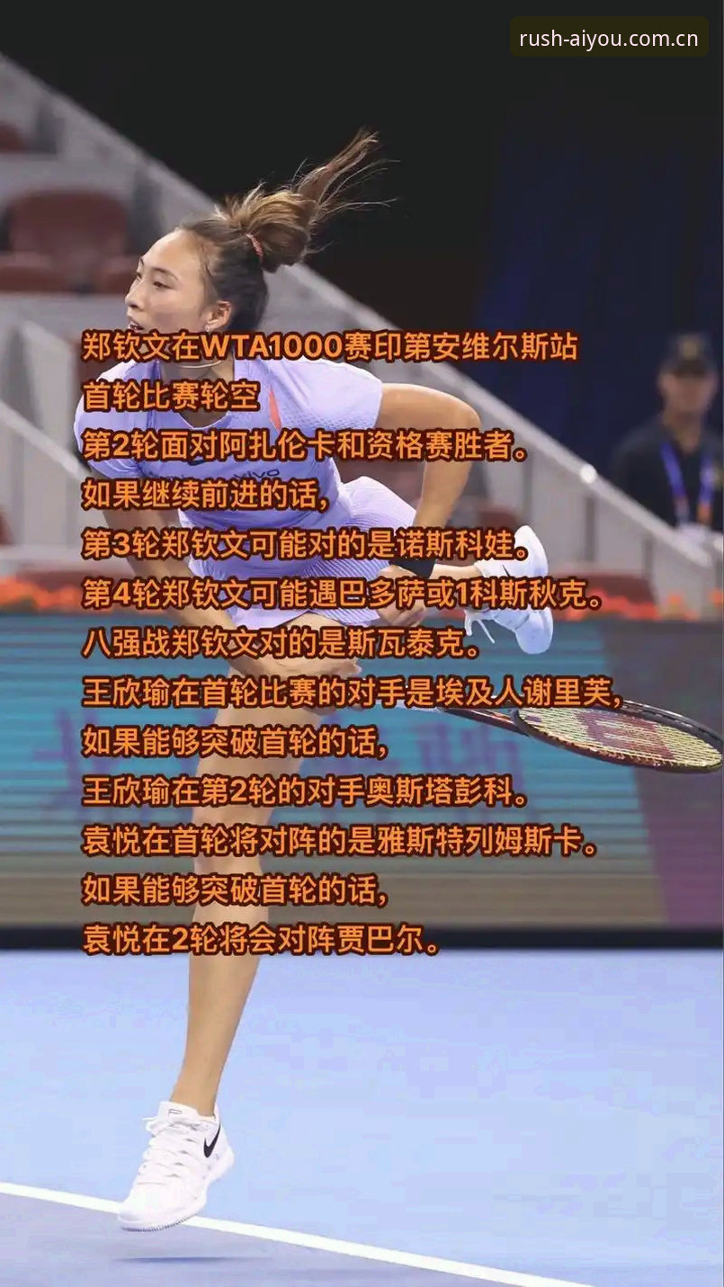 爱游戏娱乐平台官网 2026法网女单签表揭晓,郑钦文能否在爱游戏平台见证逆袭?